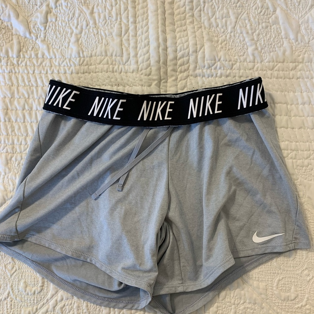 Nike Light Blue Workout Shorts